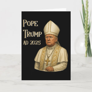 Tarjeta Trump como Papa de la Iglesia Vaticana - Papa Trum