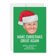 Trump con Santa Hat - Hacer a los Navidades grande
