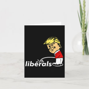 Tarjeta Trump, contra el liberalismo Donald Trump