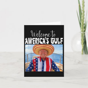 Tarjeta Trump da la bienvenida a Trump, el cómico Trump en