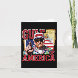 Tarjeta Trump, Del Golfo De Ee.Uu., Saludo Desde El Patrio