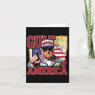 Tarjeta Trump, Del Golfo De Ee.Uu., Saludo Desde El Patrio