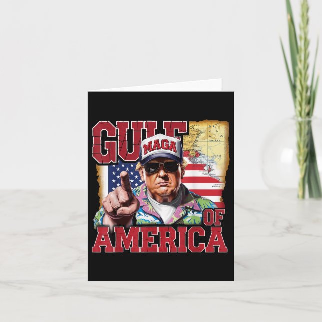 Tarjeta Trump, Del Golfo De Estados Unidos (Anverso)