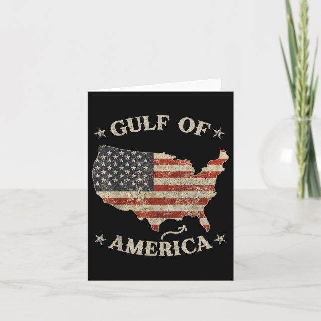 Tarjeta Trump, Del Golfo De Estados Unidos (Anverso)