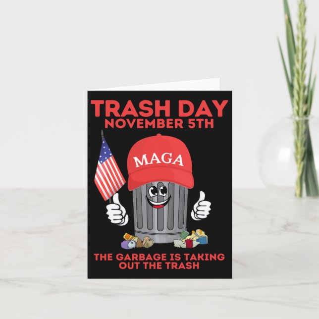 Tarjeta Trump: Día de la basura (Anverso)