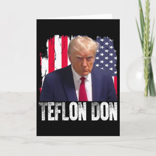Tarjeta Trump Don Teflón republicano Donald Trump No Culpa