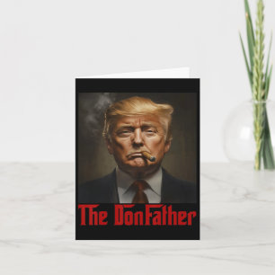 Tarjeta Trump El Donfather - Guay American President