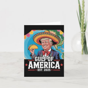 Tarjeta Trump, el Golfo de Estados Unidos, 2025, es divert