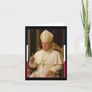 Tarjeta Trump, el gracioso presidente del Papa, quiere ser