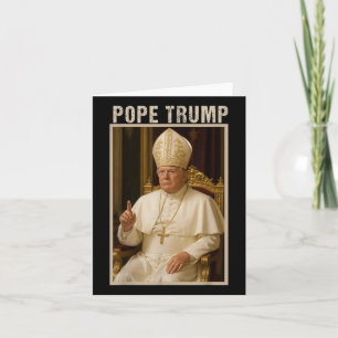 Tarjeta Trump, el gracioso Trump católico