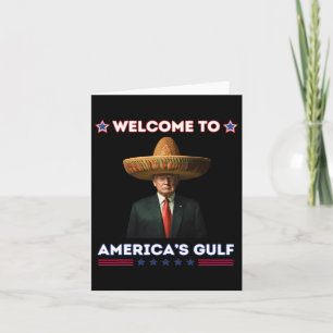 Tarjeta Trump, el presidente de Estados Unidos en el Golfo