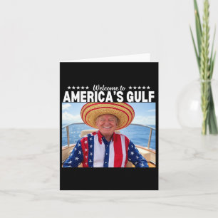 Tarjeta Trump, el presidente de Estados Unidos en el Golfo