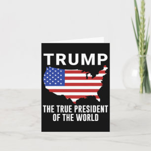 Tarjeta Trump El Verdadero Presidente Del Mundo