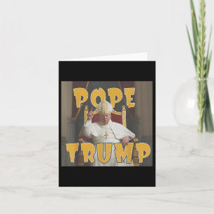 Tarjeta Trump es gracioso, Trump es un retro cristiano en 