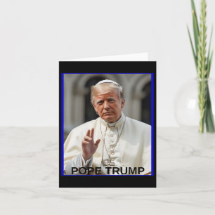 Tarjeta Trump es gracioso, Trump es un retro cristiano en 