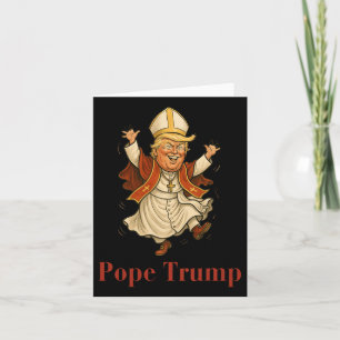 Tarjeta Trump es gracioso, Trump es un retro cristiano en
