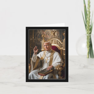 Tarjeta Trump es gracioso, Trump es un retro cristiano en 