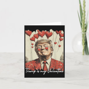 Tarjeta Trump Es Mi San Valentín Divertido Trump San Valen
