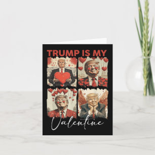 Tarjeta Trump Es Mi San Valentín Divertido Trump San Valen