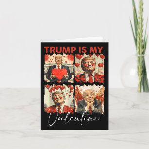 Tarjeta Trump Es Mi San Valentín Divertido Trump San Valen