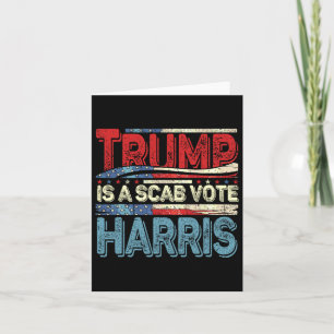 Tarjeta Trump Es Un Escabroso Voto Harris Wheimer 2024 Kam