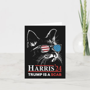 Tarjeta Trump Es Un Gato De Vote Harris Vheimer 1