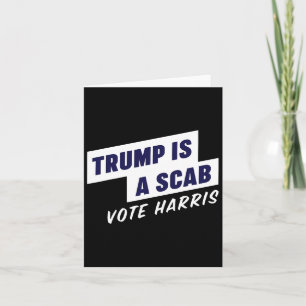 Tarjeta Trump Es Una Estafa - Vote Harris 2024