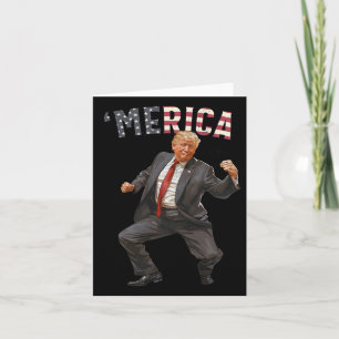 Tarjeta Trump Feliz 4 De Julio Regalos De Bandera Estadoun