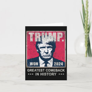 Tarjeta Trump Ganamos El Mayor Comeck De La Historia En 20