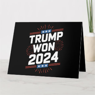 Tarjeta Trump Ganó El 47° Presidente De La Casa Blanca En