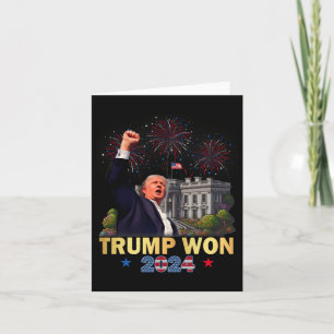 Tarjeta Trump Ganó El 47° Puesto De Presidente De La Casa