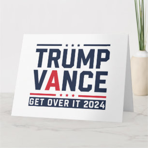 Tarjeta Trump Ganó Elección 2024 Presidente Trump Vance