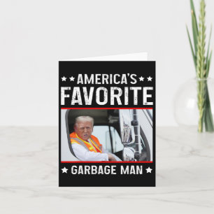 Tarjeta Trump Garge Tru, el hombre de jardín favorito de E