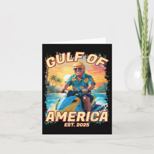 Tarjeta Trump Golfo De Ee.Uu. 2025 Gracioso 47º Pro Trump