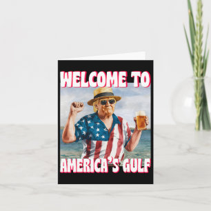 Tarjeta Trump Golfo De Estados Unidos Divertido Golfo De M