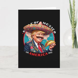 Tarjeta Trump Golfo De México Est América 2025
