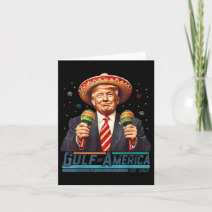 Tarjeta Trump Golfo México Golfo De Estados Unidos América