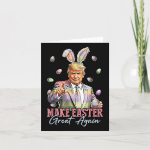 Tarjeta Trump gracioso hace que la Pascua sea grande otra 