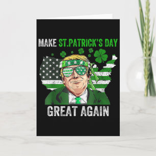 Tarjeta Trump hace que el día de San Patricio sea genial d