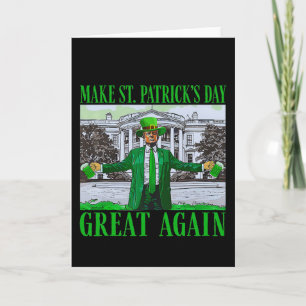 Tarjeta Trump hace que el día de San Patricio sea genial d
