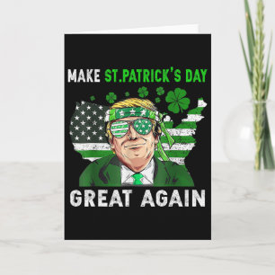 Tarjeta Trump hace que el día de San Patricio sea genial d