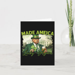 Tarjeta Trump hace que Estados Unidos vuelva a tener suert