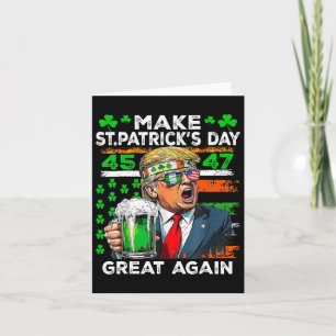 Tarjeta Trump Haga Que el Día de San Patricio Sea Genial d