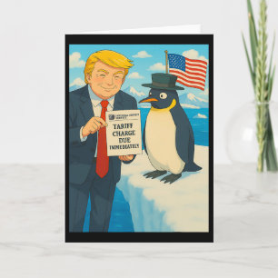 Tarjeta Trump Impone Arancel a la Política Anime de Pingüi