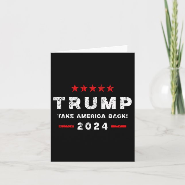 Tarjeta Trump Intento De Inación Que Perdiste Dos Veces (Anverso)