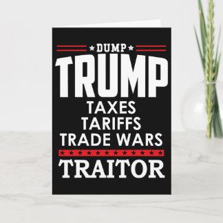 Tarjeta Trump Is A Traitor In Chief Dump Trump Tre45on Tr4
