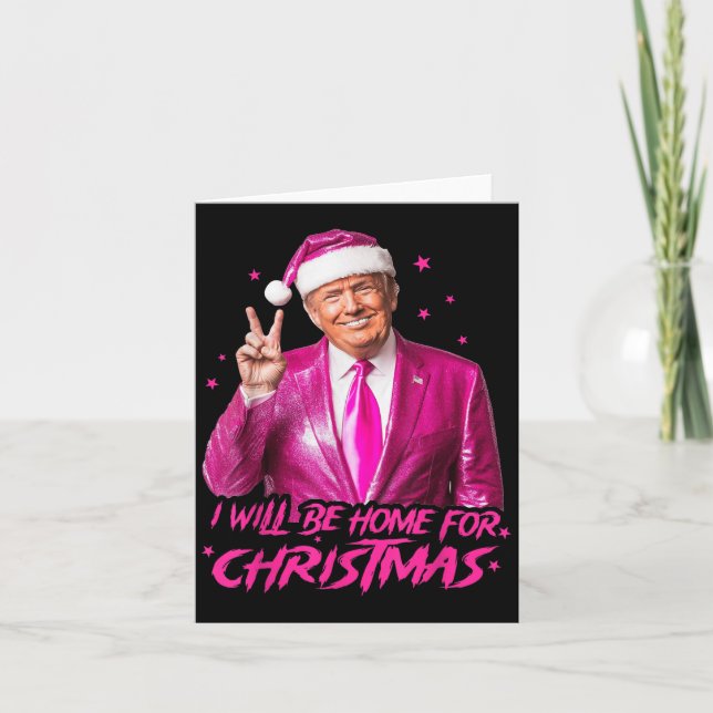 Tarjeta Trump Llegará A Casa Para Navidades 2024 (Anverso)