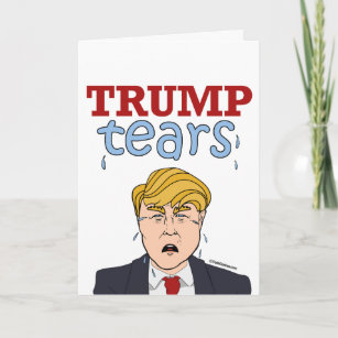 Tarjeta Trump llora a Mug