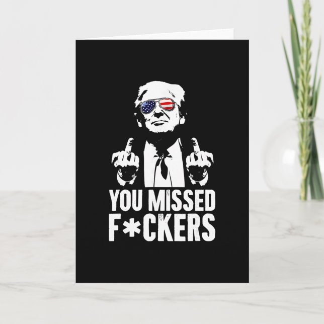 Tarjeta Trump Lucha Lucha Lucha  (Anverso)
