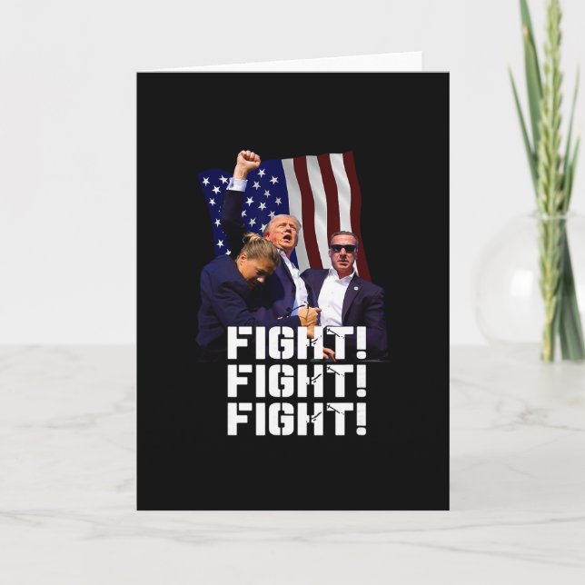 Tarjeta Trump Lucha Lucha Lucha 1  (Anverso)